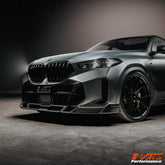 Gloss Black M Sport Style Front Bumper Bar Kidney Grille Grill Bodykit for BMW X6 G06 2019 - 2025 - Mars Performance